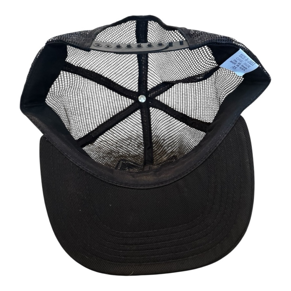 Jack Daniel's Lynchburg Lemonade Patch Black Mesh SnapBack Trucker Hat - Picture 5 of 6